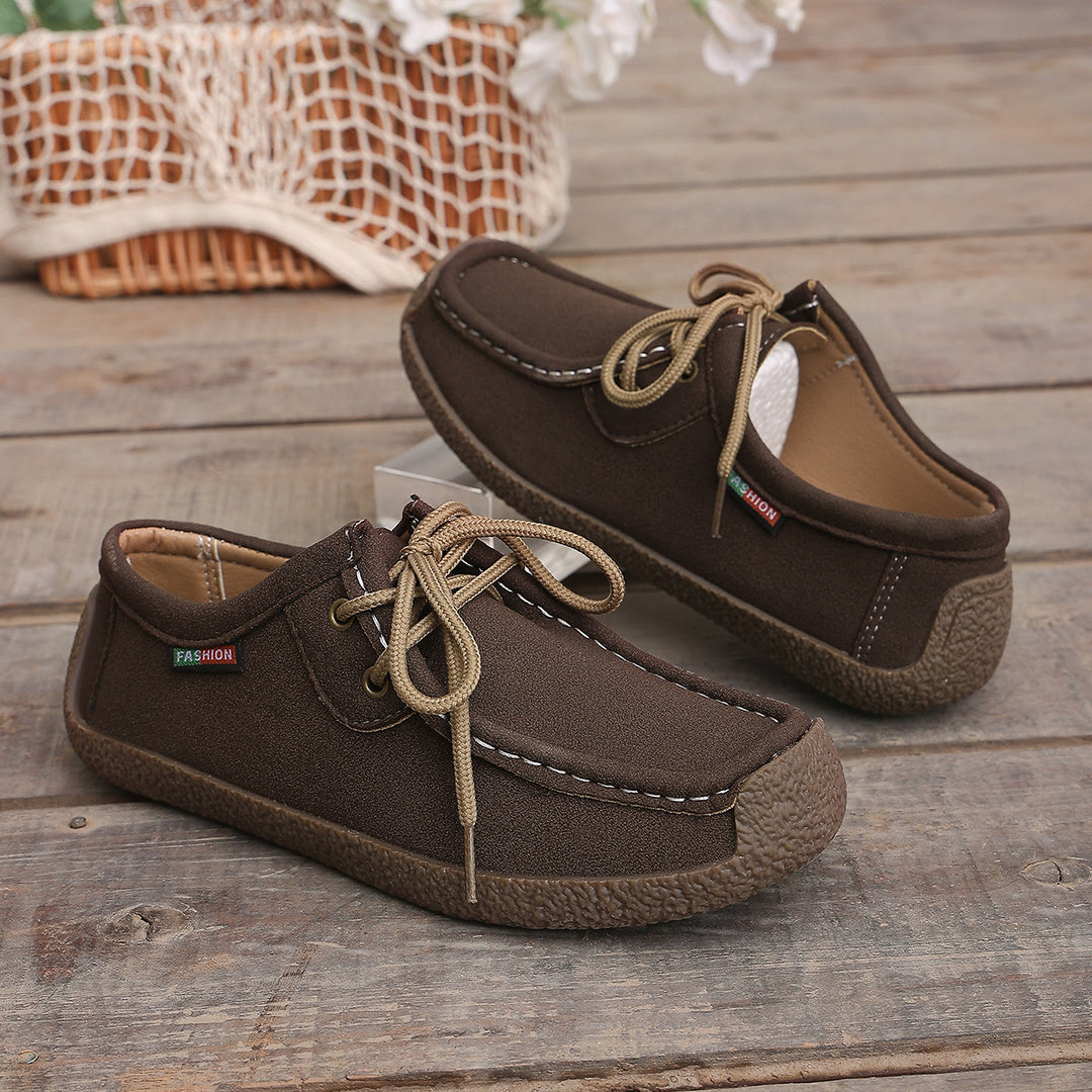 Damen Freizeit-Schuhe im lässigen Slipper-Stil mit bequemer Sohle R&B