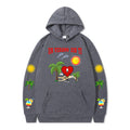 Damen Kapuzenpullover mit lhaftem Sommermotiv und bequemer Passform