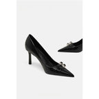 Damen elegante High Heel Pumps mit funkelnden Strassverzierungen R&B