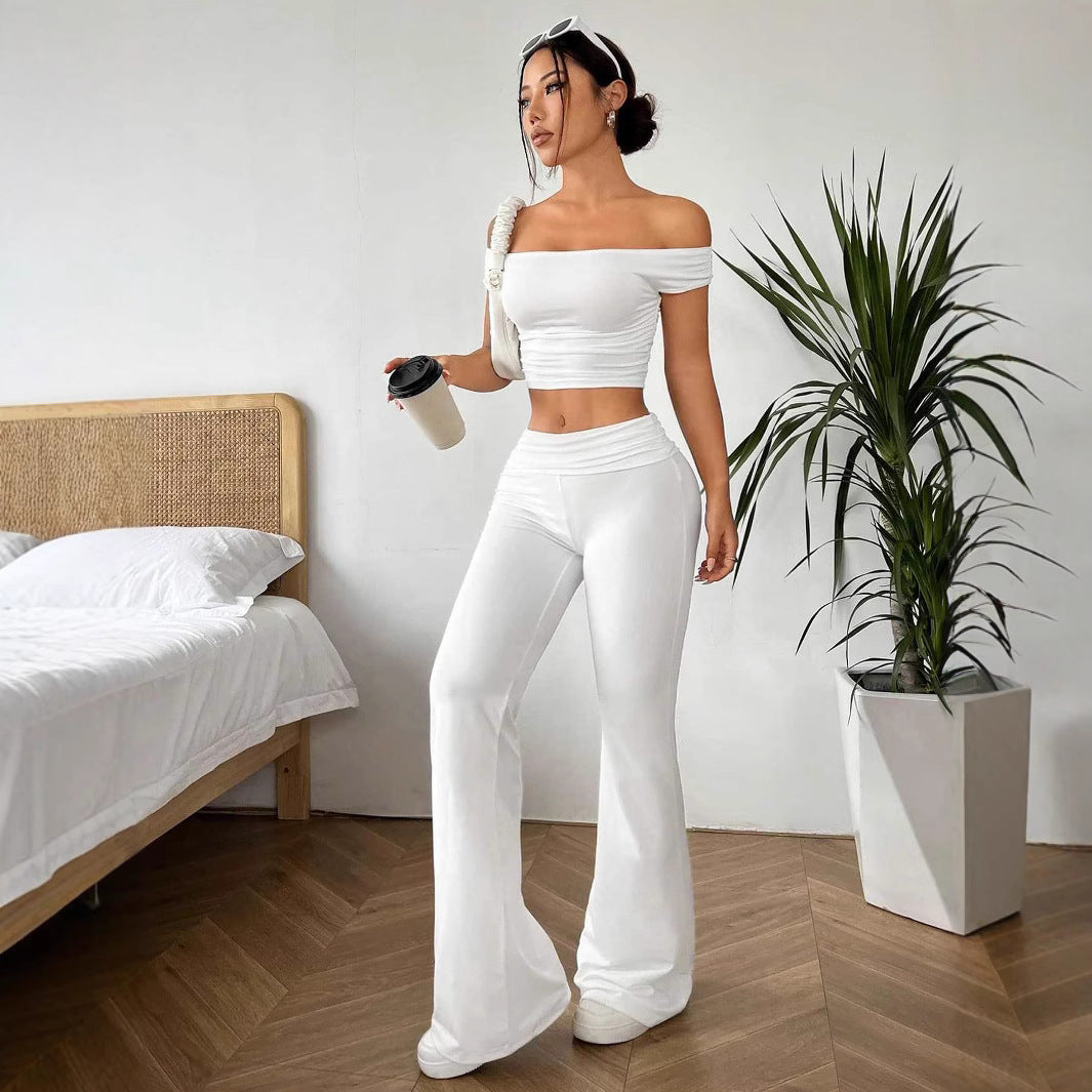 Damen Elegantes und figurbetontes Zweiteiler-Set