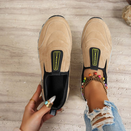 Damen Sportliche Slip-On Schuhe mit rutschfester Sohle R&B