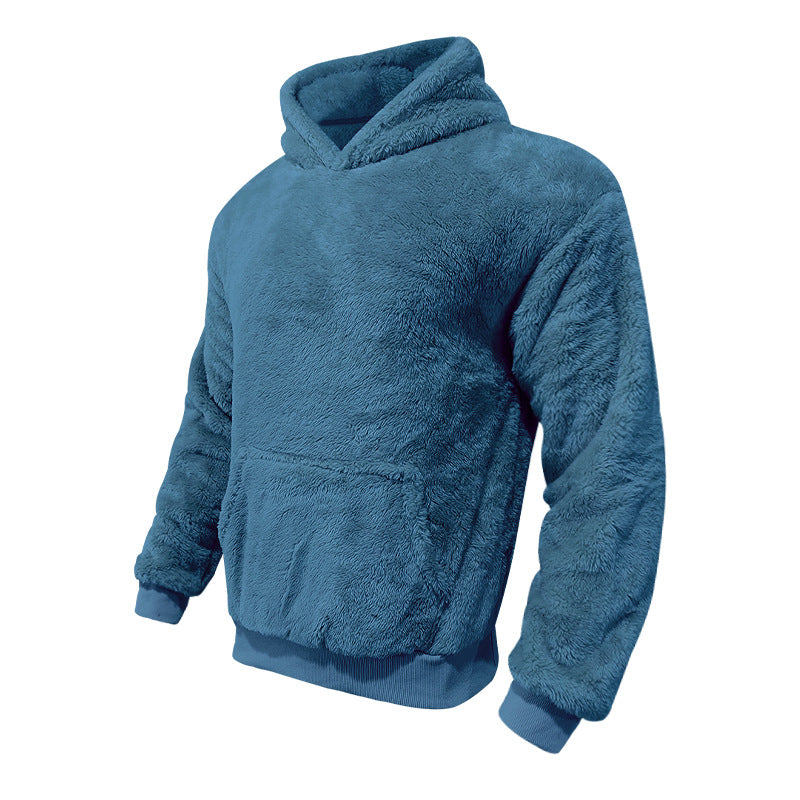 Herren kuscheliger Fleece-Hoodie R&B