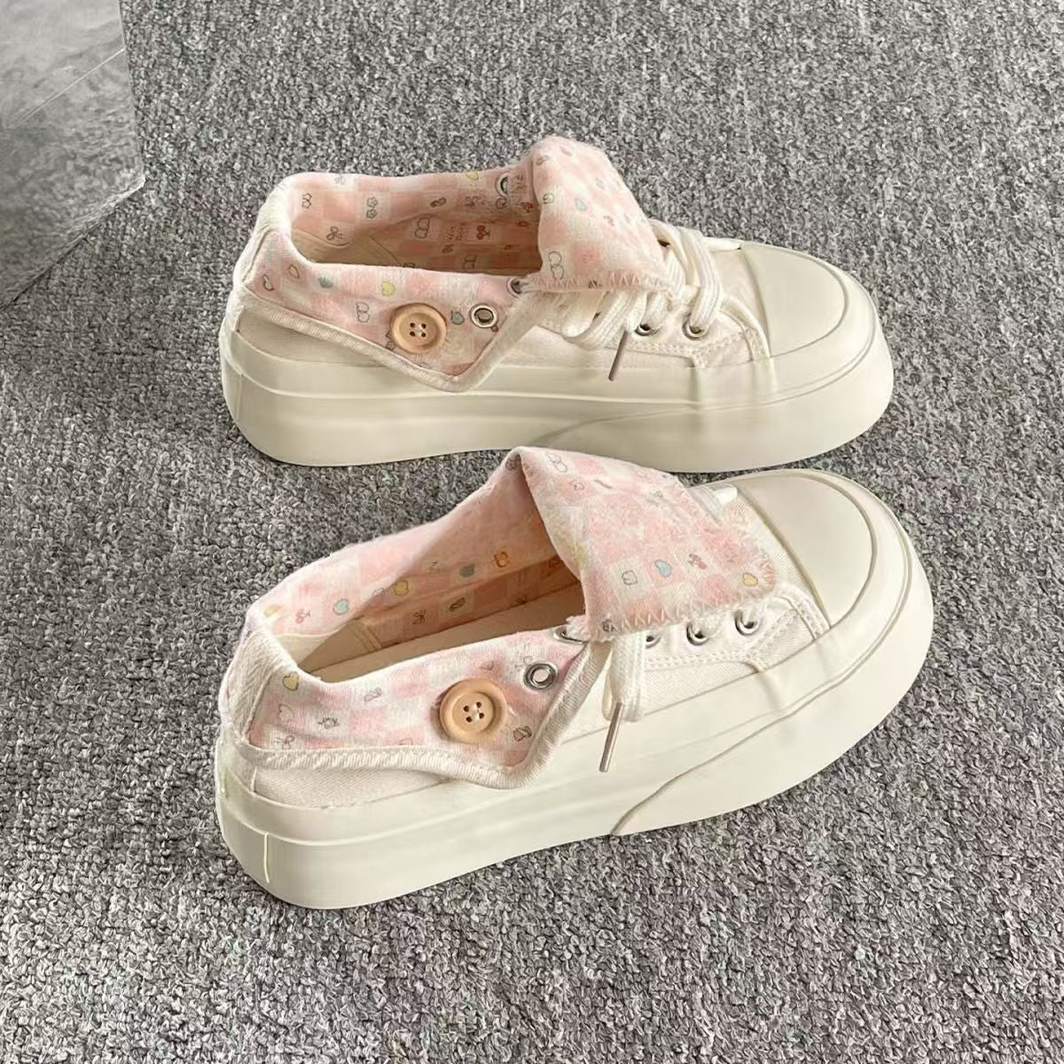Damen Sneaker mit raffiniertem Klappdesign und weichem Innenfutter