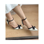 Damen elegante High Heel Schuhe mit dekorativer Schleifenverzierung R&B