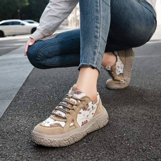 Damen Bequeme und atmungsaktive Sneakers mit rutschfester Sohle R&B