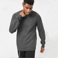 Herren Grobstrickpullover mit strukturiertem Rippdesign und lässiger Passform R&B