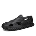 Damen luftige Leder Sandalen R&B