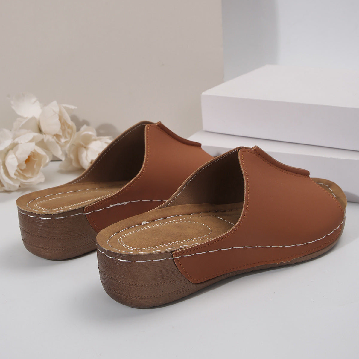 Damen Komfortable Clogs mit ergonomischem Fußbett R&B