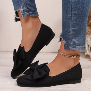 Damen Ballerinas mit modischer Schleifen-Applikation R&B