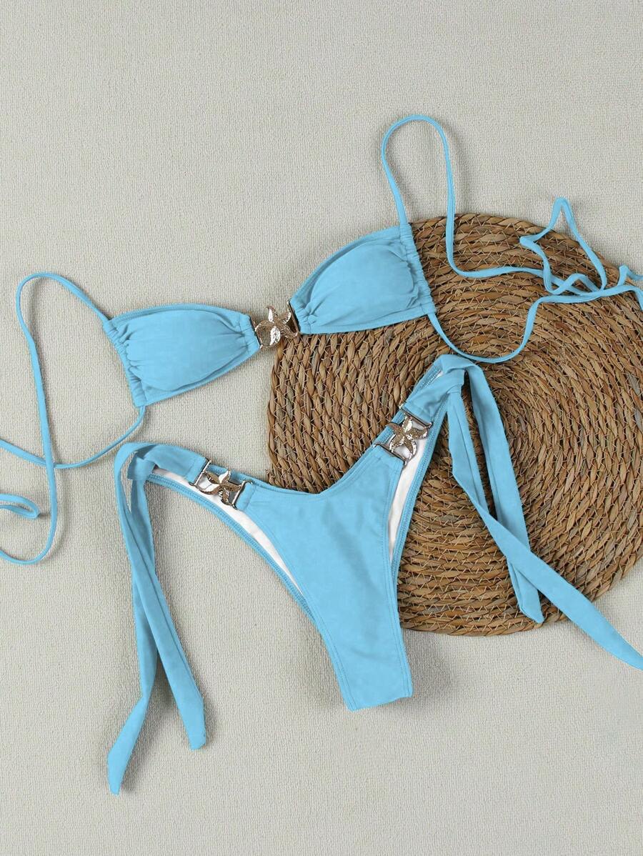 Damen Bikini-Set mit eleganten Schnallen R&B