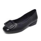 Damen Klassische Ballerinas mit modischem Schnallen-Design R&B