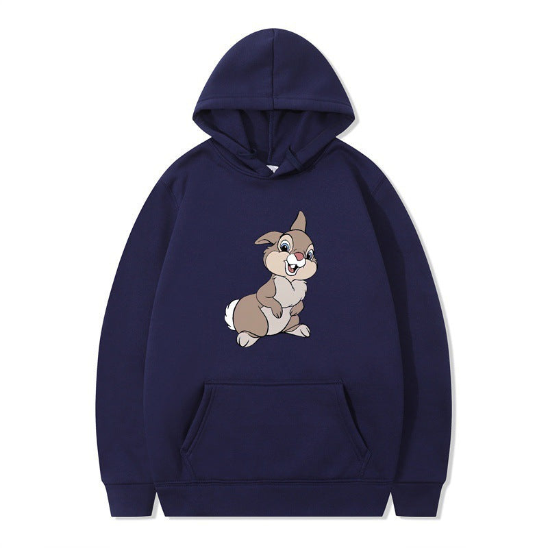 Damen Kapuzenpullover mit niedlichem Hasen-Design und bequemen Kängurutaschen R&B