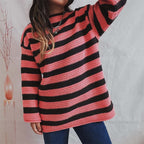 R&B | Gestreifter Strickpullover Mit Sanften Farben