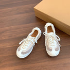 Damen atmungsaktive Mesh-Sneaker mit bequemem Korkfußbett und rutschfester Sohle R&B