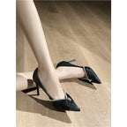 Damen elegante Spitzenschuhe mit dekorativem Riemchen R&B