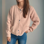 Damen Cardigan mit dekorativen Knöpfen und praktischen Taschen R&B
