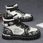 Damen Hochwertige Sneaker mit geometrischem Muster und strapazierfähiger Sohle R&B