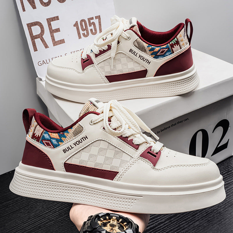 Damen Modische Sneakers mit einzigartigem Ethno-Design und gepolsterter Sohle R&B