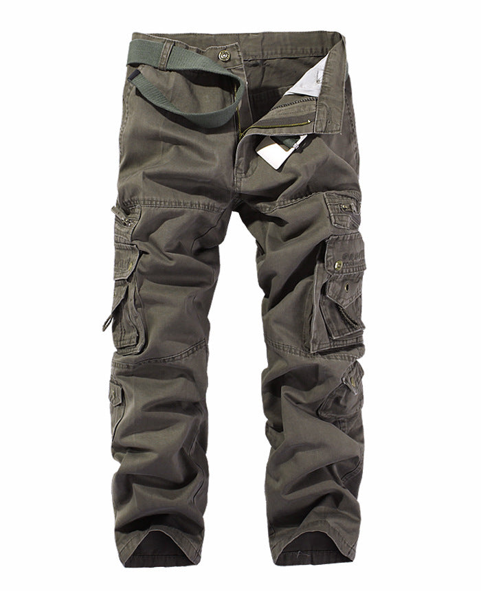 Herren Cargo-Hose mit mehreren praktischen Taschen und verstellbarem Gurt R&B