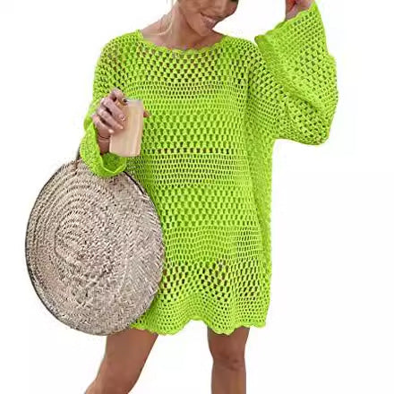 Damen luftiges Häkelkleid R&B
