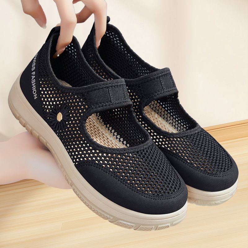Damen Bequeme und luftige Freizeitschuhe mit verstellbarem Riemen R&B