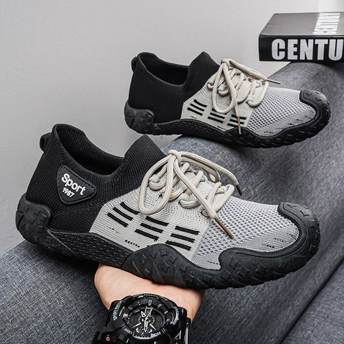 Damen Sportliche Sneakers mit atmungsaktivem Obermaterial und rutschfester Sohle R&B