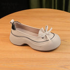Damen modische Ballerinas mit komfortabler Sohle und kunstvollem Design