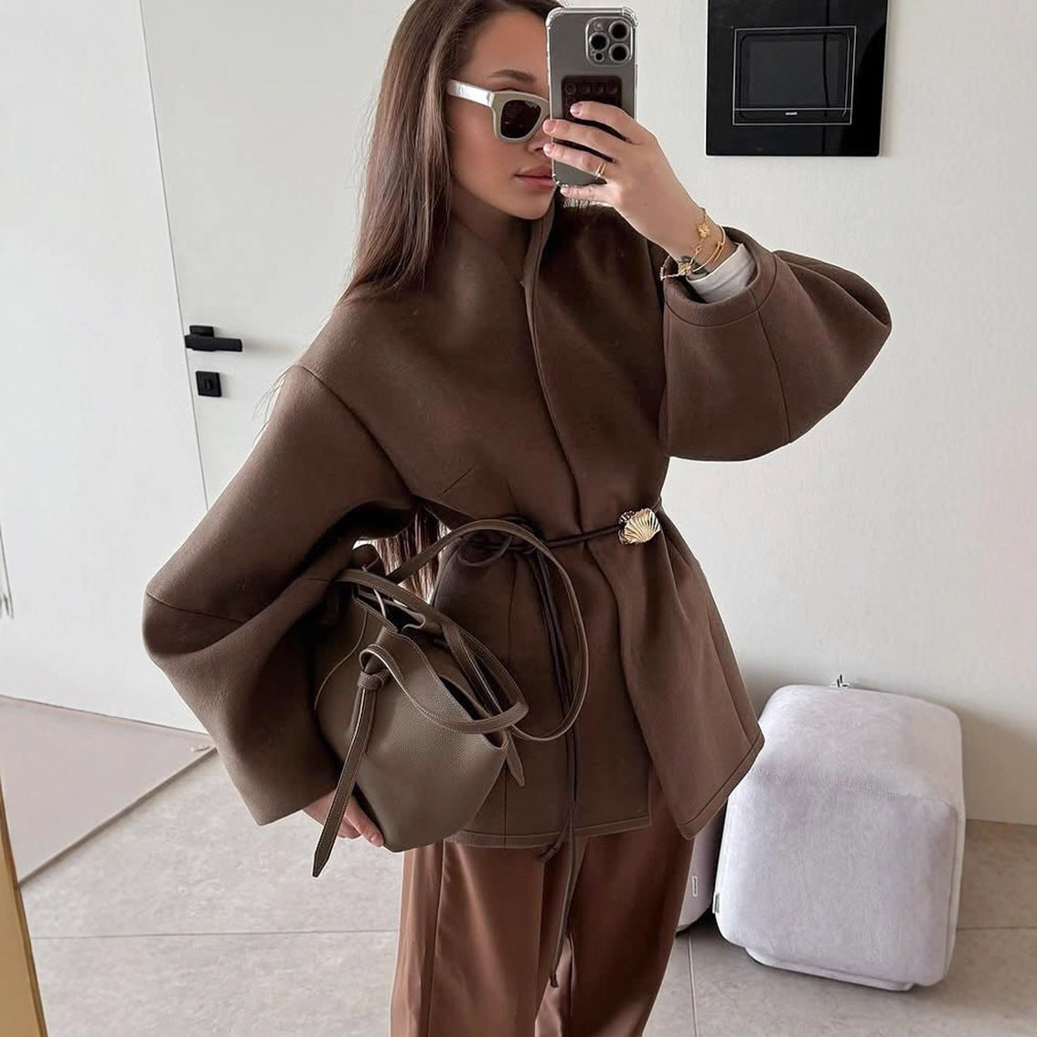 Damen elegante und bequeme Kurzjacke R&B