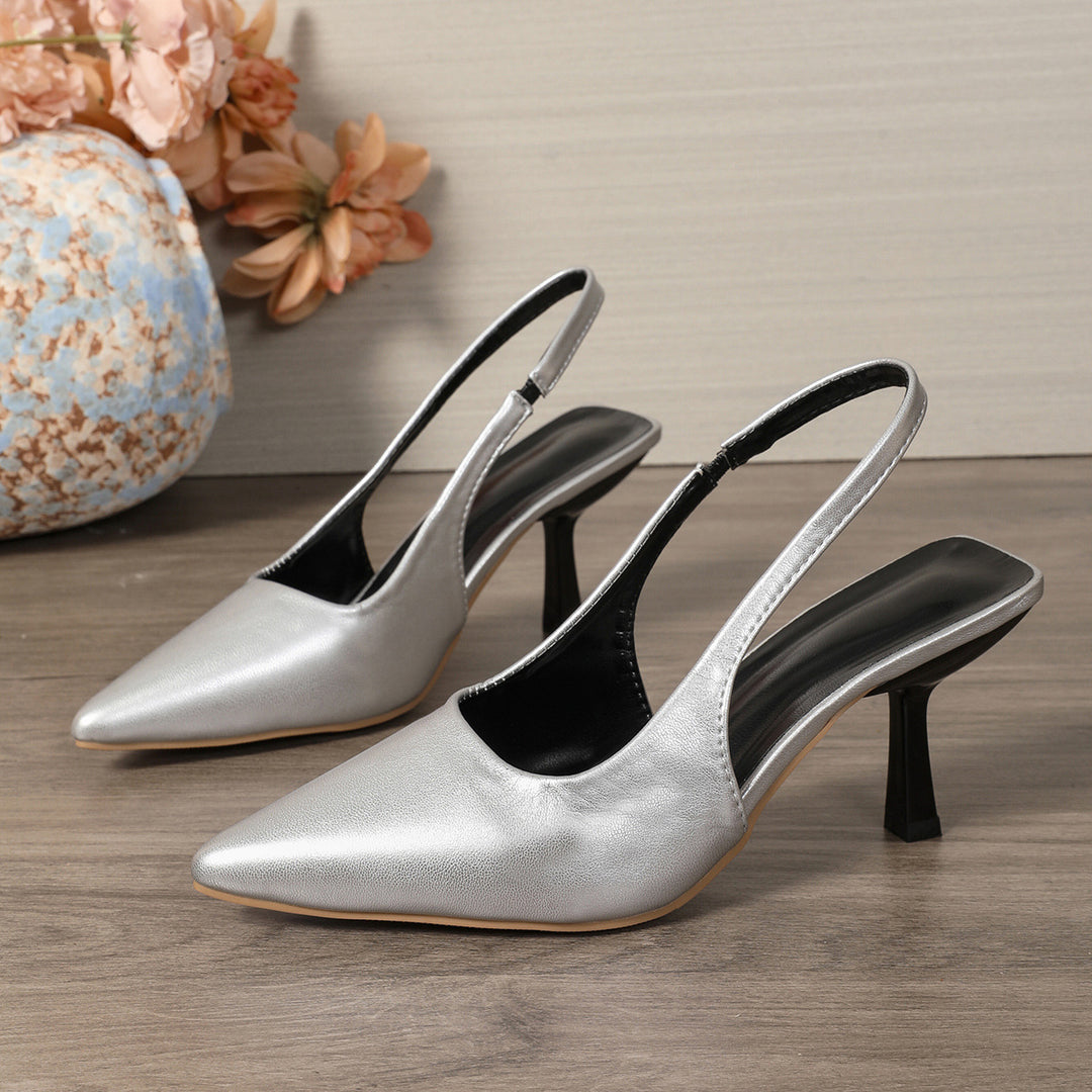 Damen Slingback-Pumps mit elegantem spitzen Design und modischem Absatz R&B