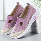 Damen Leichte Slip-On Sneakers mit flexibler Sohle und atmungsaktivem Obermaterial R&B