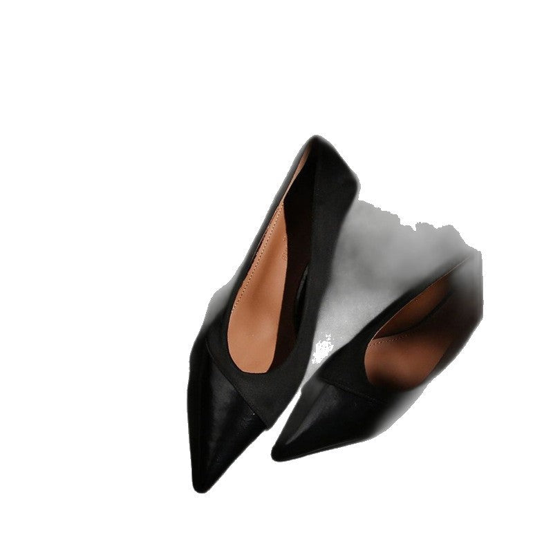 Damen spitze Pumps mit elegantem Veloursleder R&B