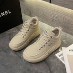 Damen Sportliche High-Top Sneakers mit gepolsterter Innensohle und rutschfester Sohle