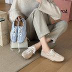 Damen Bequeme Sneakers aus hochwertigem Wildleder mit atmungsaktiver Innensohle R&B