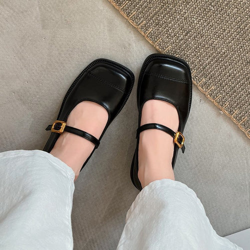 Damen Ballerinas mit elegantem Schnallen-Detail und hochwertiger Verarbeitung R&B