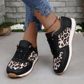 Damen Sportliche Sneaker mit animalistischem Muster und dämpfender Sohle R&B
