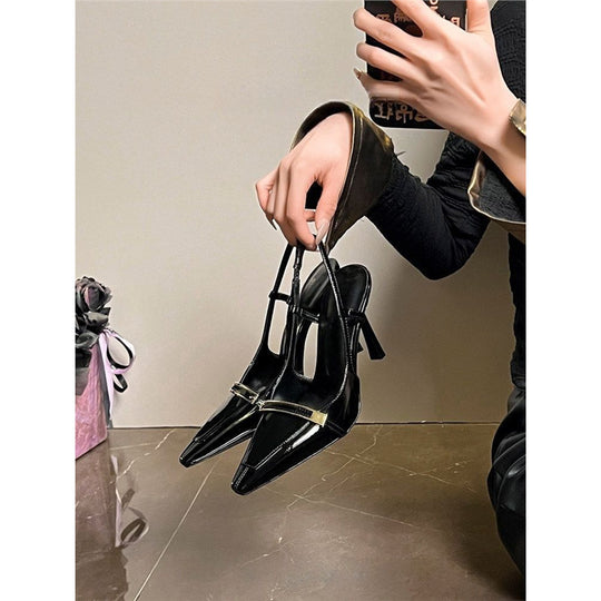 Damen Slingback Pumps mit elegantem Spitzendesign R&B