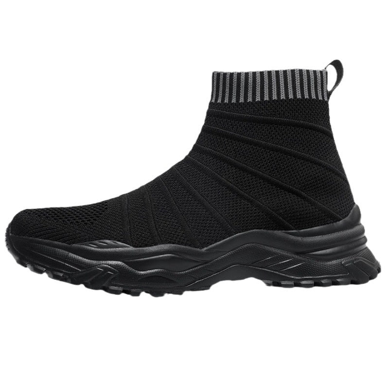 Damen Stricksneaker mit rutschfestem Profil und elastischem Kragen R&B