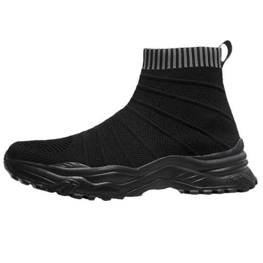 Damen Stricksneaker mit rutschfestem Profil und elastischem Kragen R&B