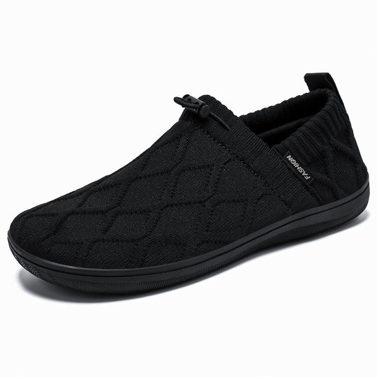Damen Bequeme Slip-On Freizeit-Schuhe mit elastischem Einstieg und atmungsaktiver Struktur R&B