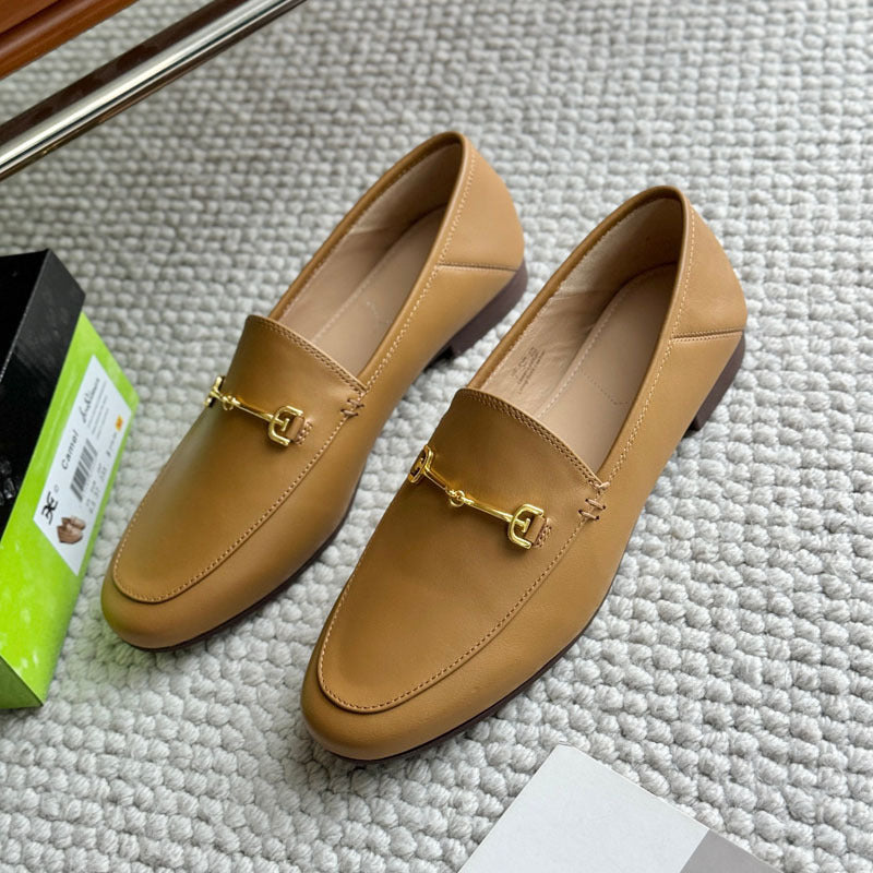 Damen Modische Mokassins mit elegantem Schnallenakzent