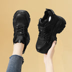 Damen sportliche Plateausneaker mit atmungsaktivem Obermaterial R&B