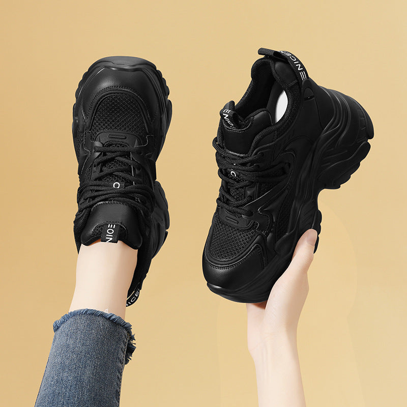 Damen sportliche Plateausneaker mit atmungsaktivem Obermaterial R&B