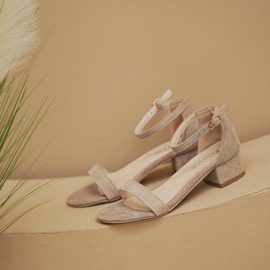 Damen Sandalen mit elegantem Riemendesign und komfortablem Blockabsatz R&B