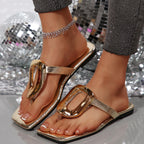 Damen Elegante und modische Sandalen mit glänzendem Design R&B
