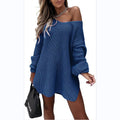 Damen Oversized Strickkleid R&B