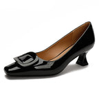 Damen elegante Pumps mit schickem Schmuckdetail und komfortablem Absatz
