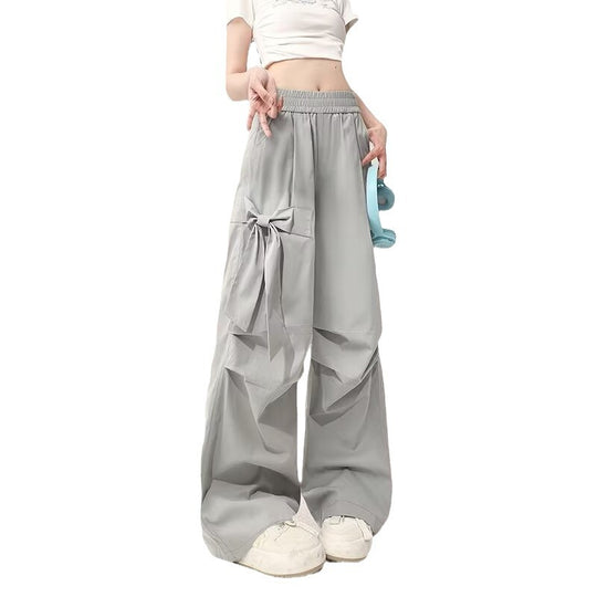 Damen Cargo-Hose mit weitem Schnitt und praktischen Seitentaschen