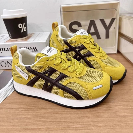 Damen Sportliche Sneakers mit atmungsaktiver Netzstruktur und strapazierfähigem Obermaterial R&B
