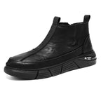 Herren Modische Stiefeletten mit seitlichem Reißverschluss und rutschfester Sohle R&B