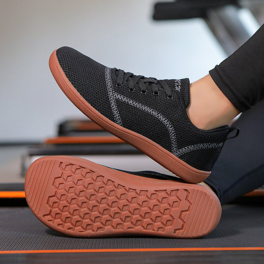Damen nan federleichter Strick-Sneaker mit nahtlosem Maschenobermaterial, luftdurchlässiger Struktur und flexibler Mikrozellen-Laufsohle R&B